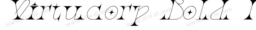 Virtucorp Bold Itali字体转换